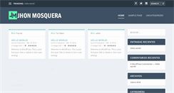 Desktop Screenshot of jhonmosquera.com