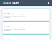 Tablet Screenshot of jhonmosquera.com